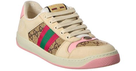 men's gucci screener sneakers|gucci screener sneaker with crystals.